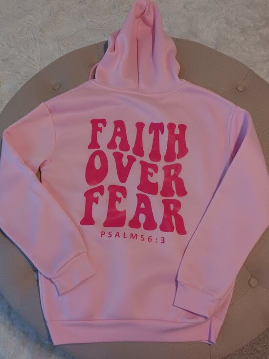 Other - Faith Over Fear tween sweatshirt / hoodie size XS / New